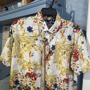 Sugar Multicolor Floral and Baroque Print Shirt